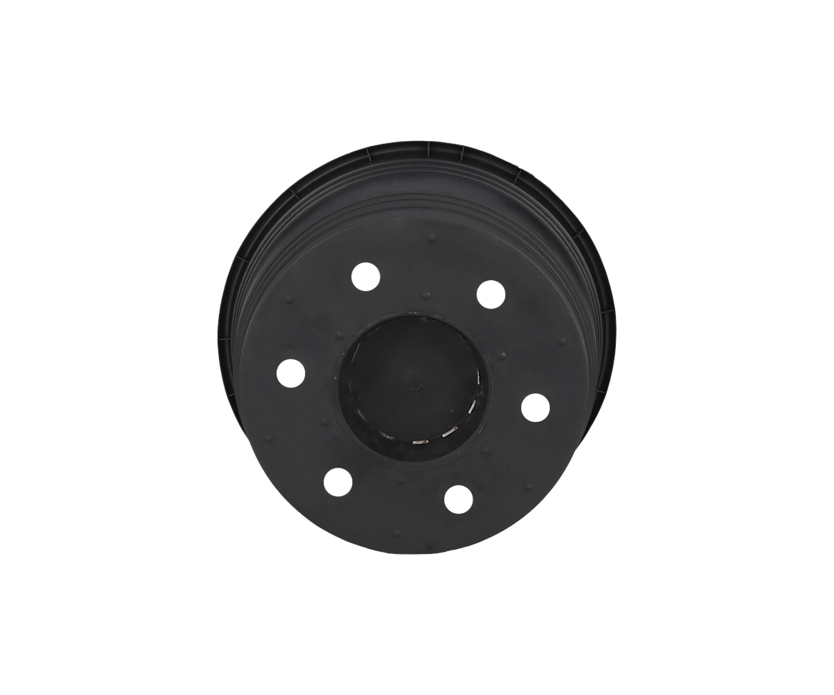 Duża misa do kwiatów fi 25 cm - CZARNA