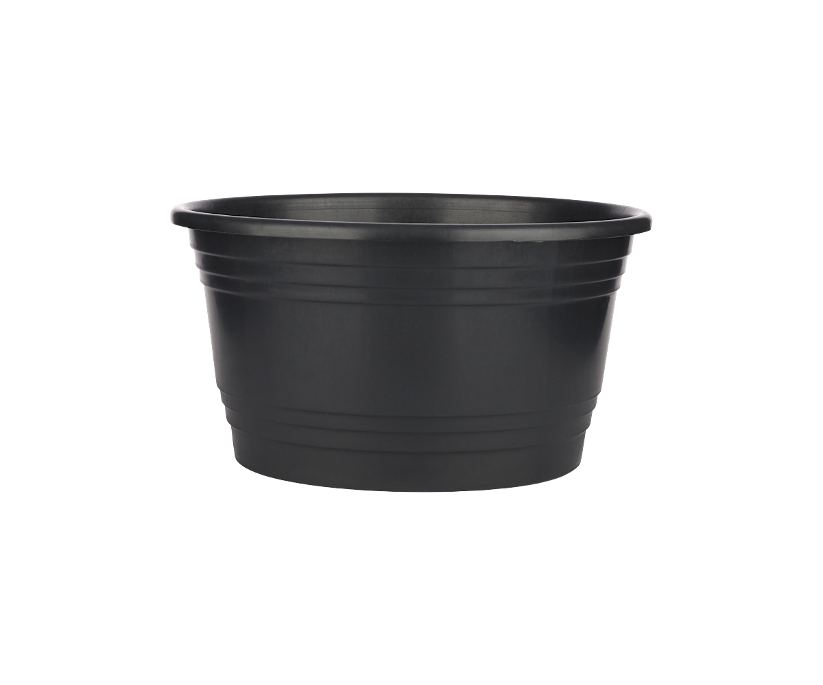 Duża misa do kwiatów fi 25 cm - CZARNA