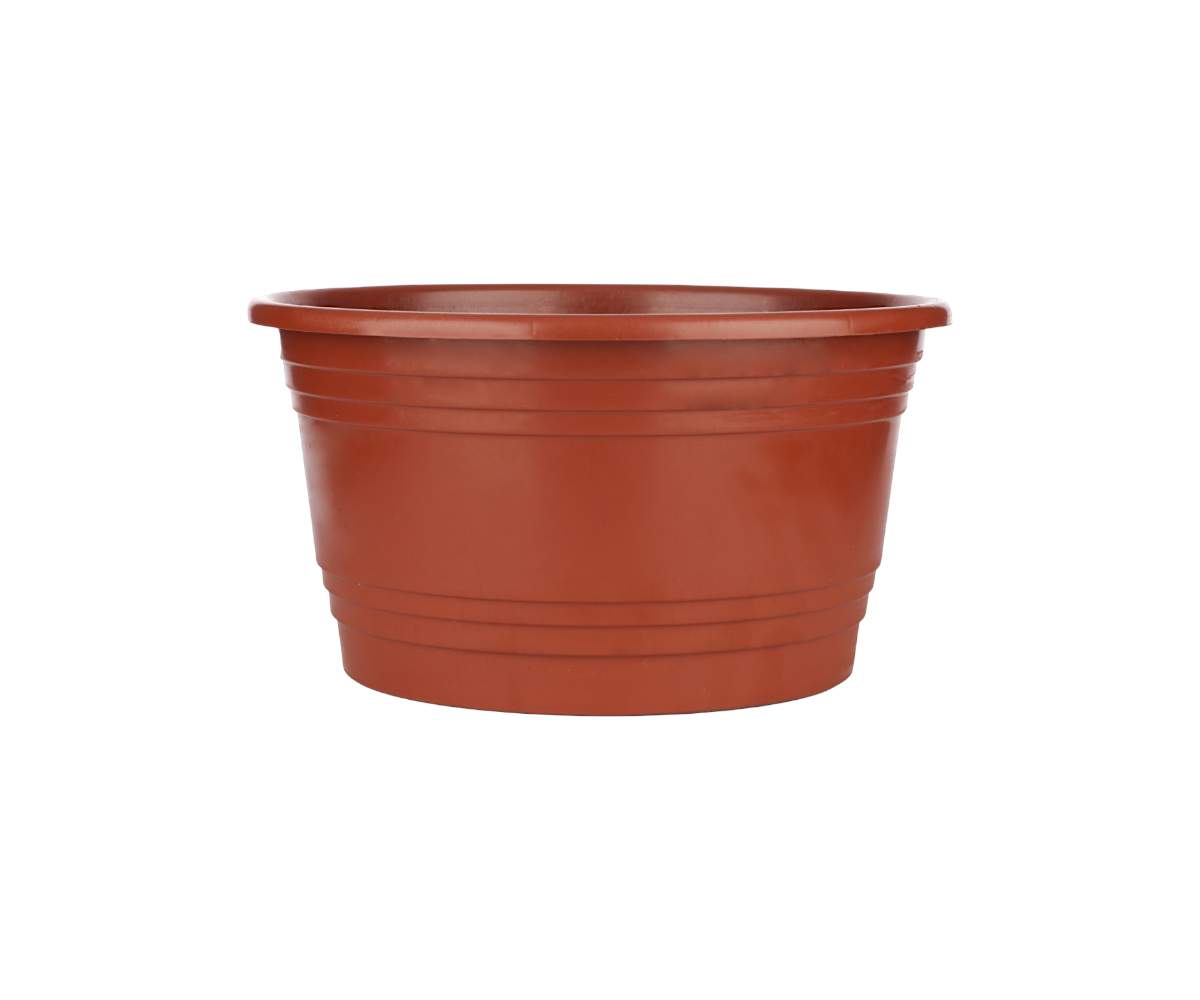 Duża misa do kwiatów fi 25 cm - TERAKOTA