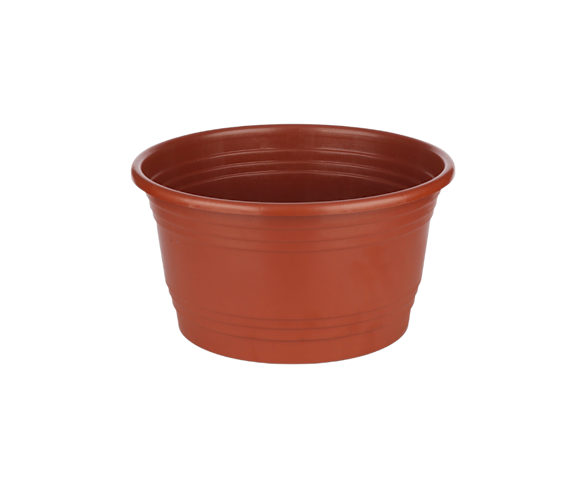 Duża misa do kwiatów fi 25 cm - TERAKOTA