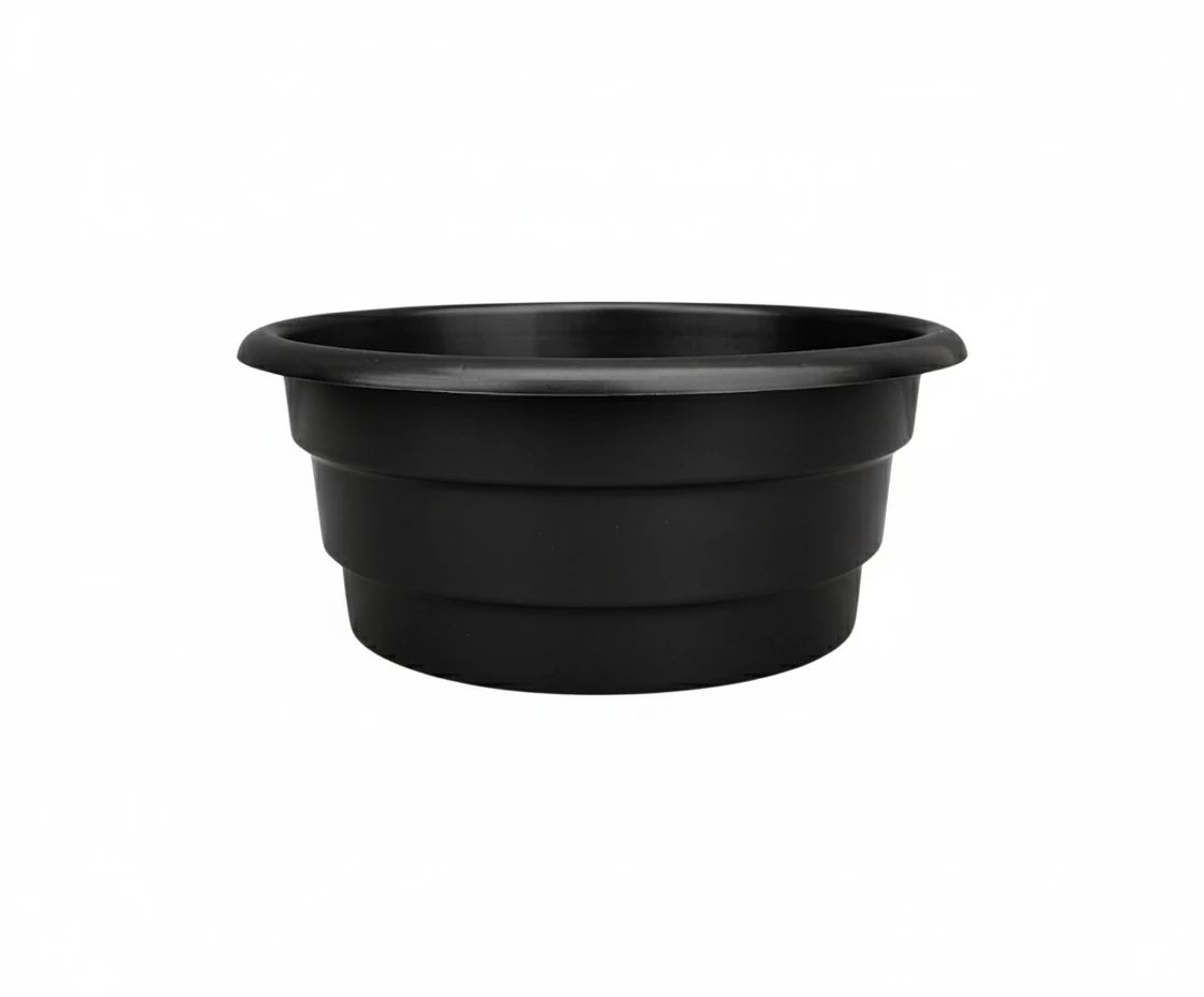 Misa fi 21 cm z kołnierzykiem - CZARNA