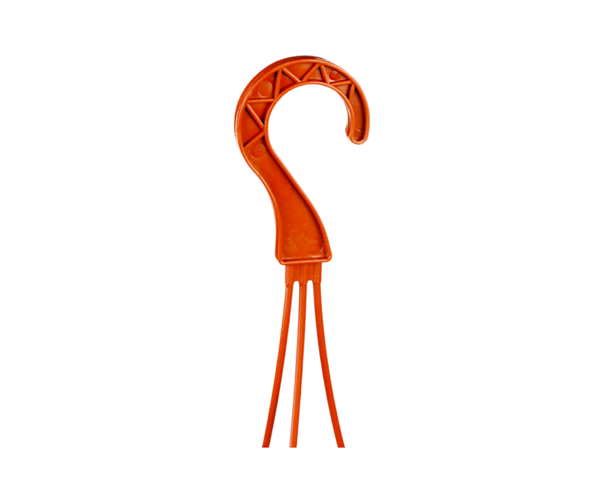 Terakota - hak, uchwyt do doniczki wiszącej - 48 cm